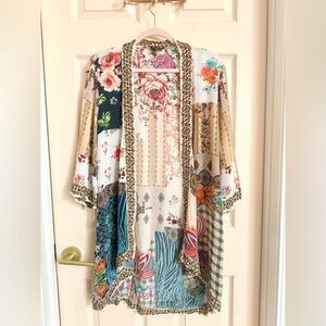 Floral tolani kimono